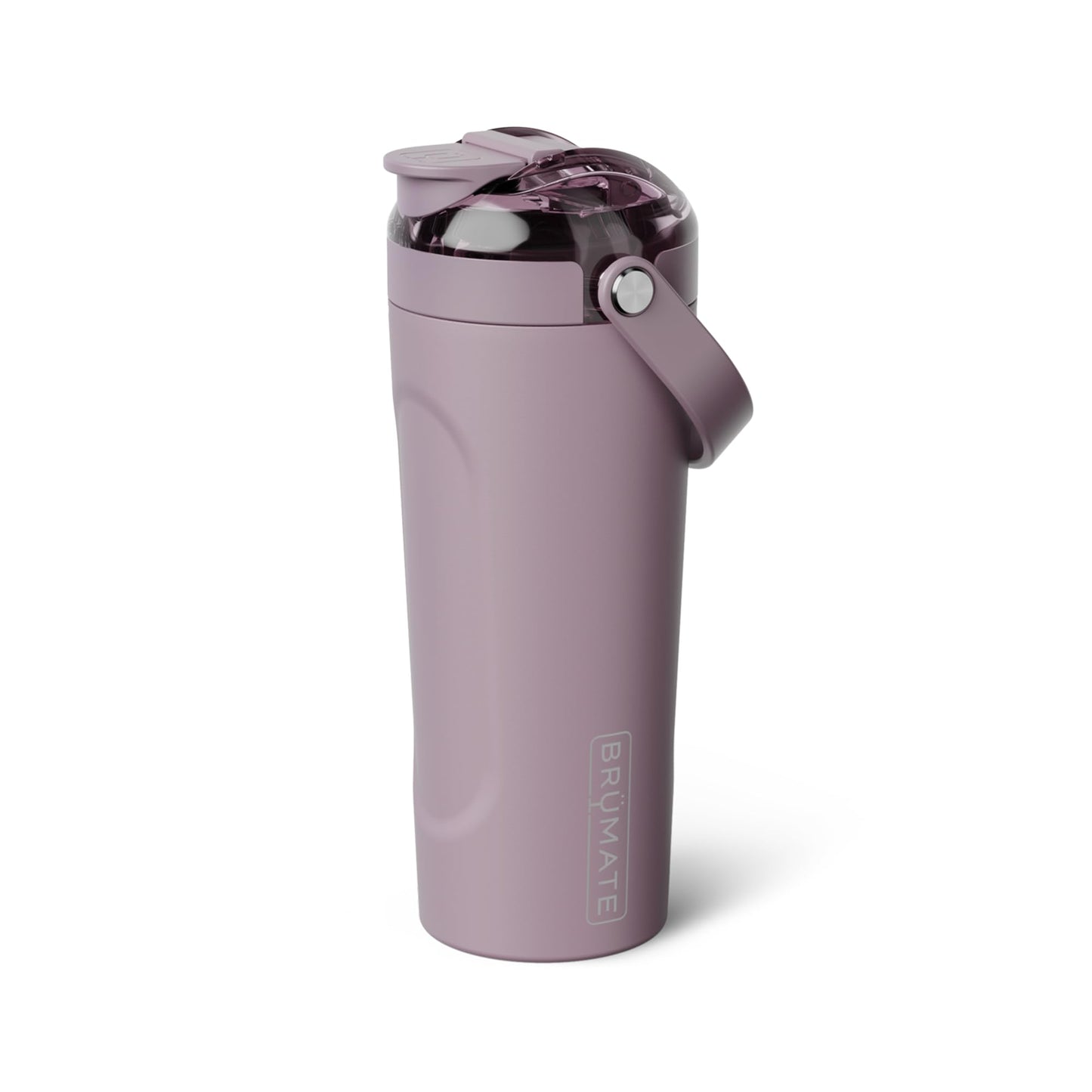 BrüMate MultiShaker Blender Shaker Bottle | 100% Leakproof Insulated Stainless Steel | Pre Workout and Protein Shaker Bottle for the Gym | 25oz (Lilac Dusk)