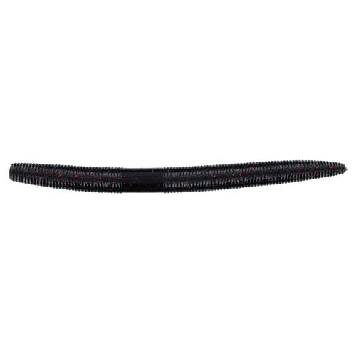 Yamamoto Gary 5'' SENKO BLACK W/ SMALL RED FLAKE (10 PACK)