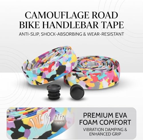 Shock Absorbing Bicycle Handlebar Tape for Road Cycling Comfort
