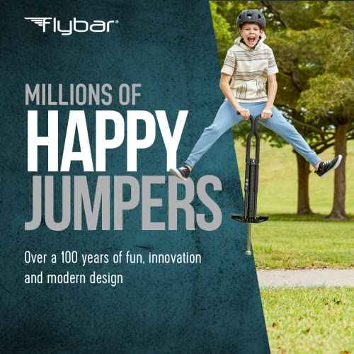 Flybar Master Pogo Stick for Kids Ages 9+, 80?160 lbs ? Easy Grip Handles ? Active Exercise Toy for Tweens & Teens ? Outdoor Toy with Non-Slip Foot Pegs for Boys and Girls ? No Assembly Needed