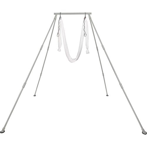 HECASA 8.1 FT Height Aerial Yoga Stand Frame Yoga Rig Sling Inversion Equipment for Indoor and Outdoor Use 550lbs Weight Capacity
