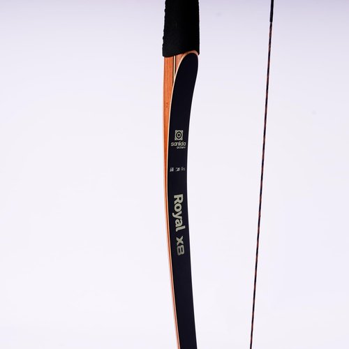 Sanlida Archery 68” Royal X8 Longbow Traditional Wooden Hunting Bow Handmade Hunting Bow and Arrows kit for Adults & Traditional Archers, RH Only (55lbs, Right Hand)