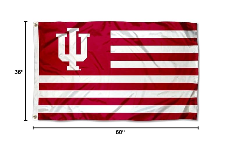 Indiana Hoosiers Flag 3x5 ft – Officially Licensed Polyester Banner with Grommets