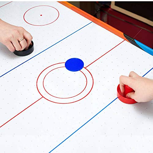 Blue 12 Pack 2.5" Air Hockey Pucks – Heavy 12g Replacement Set for Home Tables