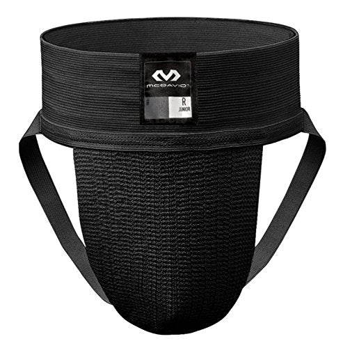 McDavid Men's Classic Cup Athletic Supporter X-Large Black - 2 Pack