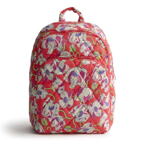 Vera Bradley Featherweight Westover Hybrid Backpack, Swirling Poppies