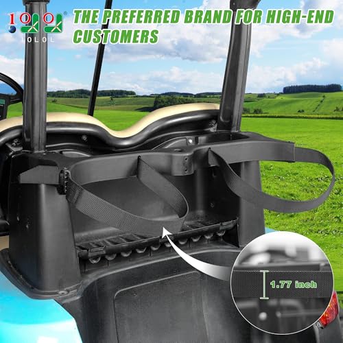 Golf Bag Attachment Bracket for Club Car Precedent Golf Carts 2004+ - Black