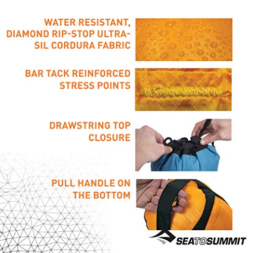 Sea to Summit Ultra-SIL Compression Sack, Ultralight Outdoor and Travel Storage