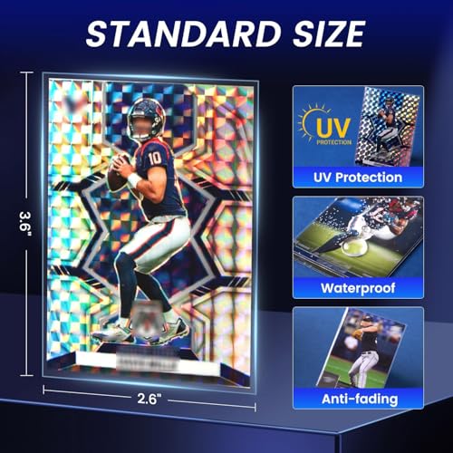 5000 Pack Clear Card Sleeves for Trading Cards, Baseball & Sports Collectibles