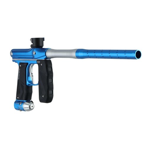 Empire New 2022 Mini GS Electronic Paintball Gun Marker - Dust Blue/Dust Silver