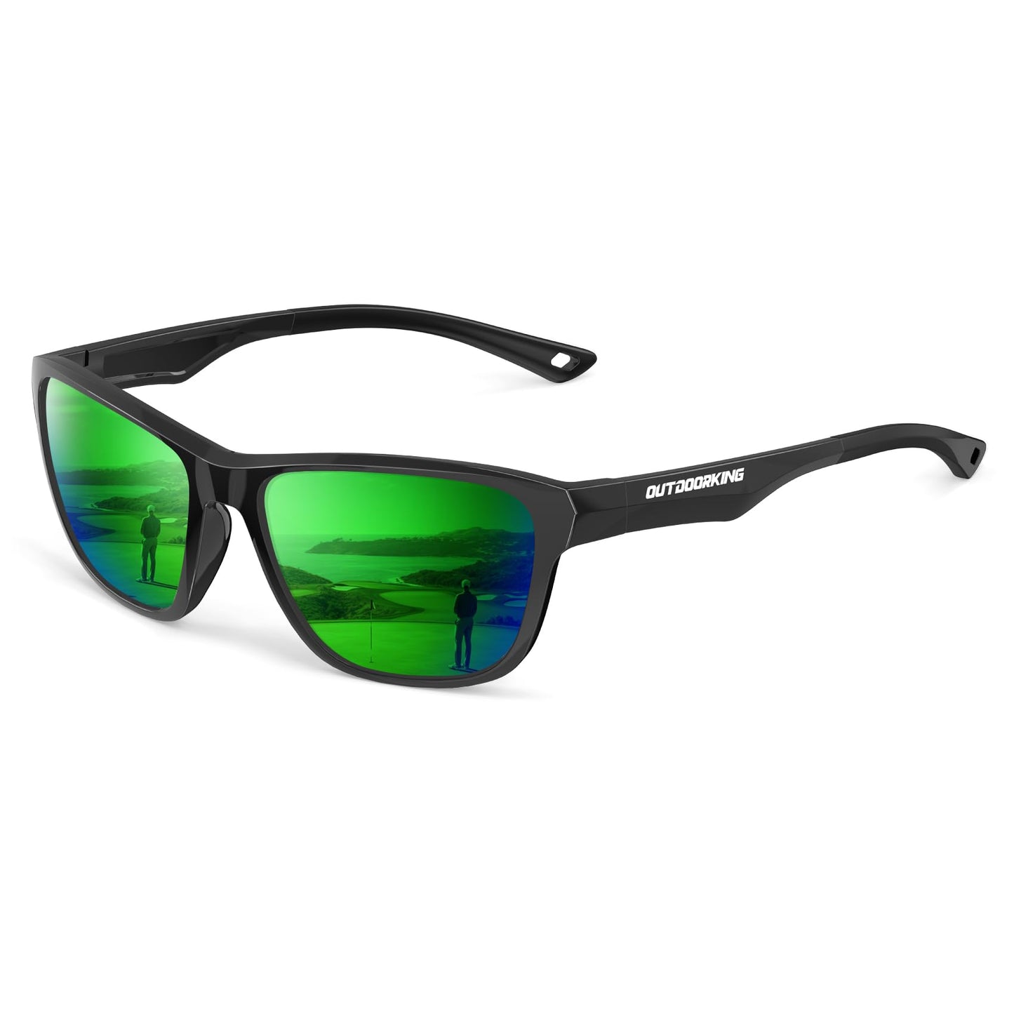 OUTDOORKING Polarized Running Sunglasses for Women Mens Sun Glasses for Cycling Fishing Driving Golf UV Protection