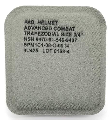 Military-Grade Helmet Replacement Suspension Pads Set - ACH & MICH, 7 Pieces, Size 6 Medium