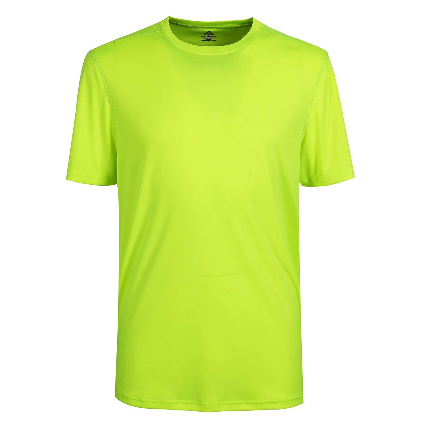 Corna High Vis Safety T-Shirt,Short Sleeve 3xlt Shirts Big and Tall Breathable High Visibility Yellow-3XL