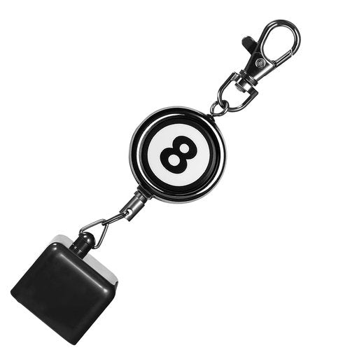 Pool Chalk Holder Billiards Snooker Cue Chalk Holder with Retractable Key Ring Pool Table Accessories Billiards Accessories for Billiard Lovers