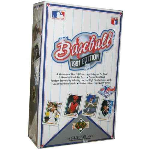 1991 Upper Deck High # Baseball Cards Box - 36P15C