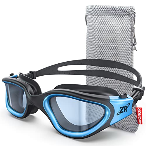 Polarized Swim Goggles with Anti-Fog, Bright Smoke Lens - G1 MAX