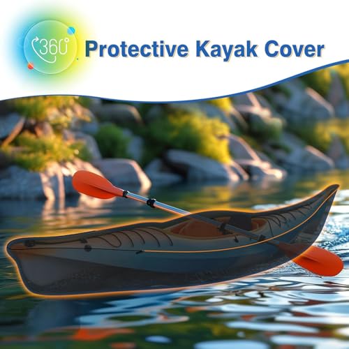 Heavy Duty Waterproof Kayak Cover for Canoe Paddle Board SUP Outdoor Storage