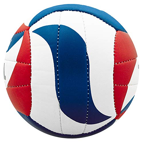 Mini Volleyball for Skills Training - Official NCAA Replica, Red White Blue