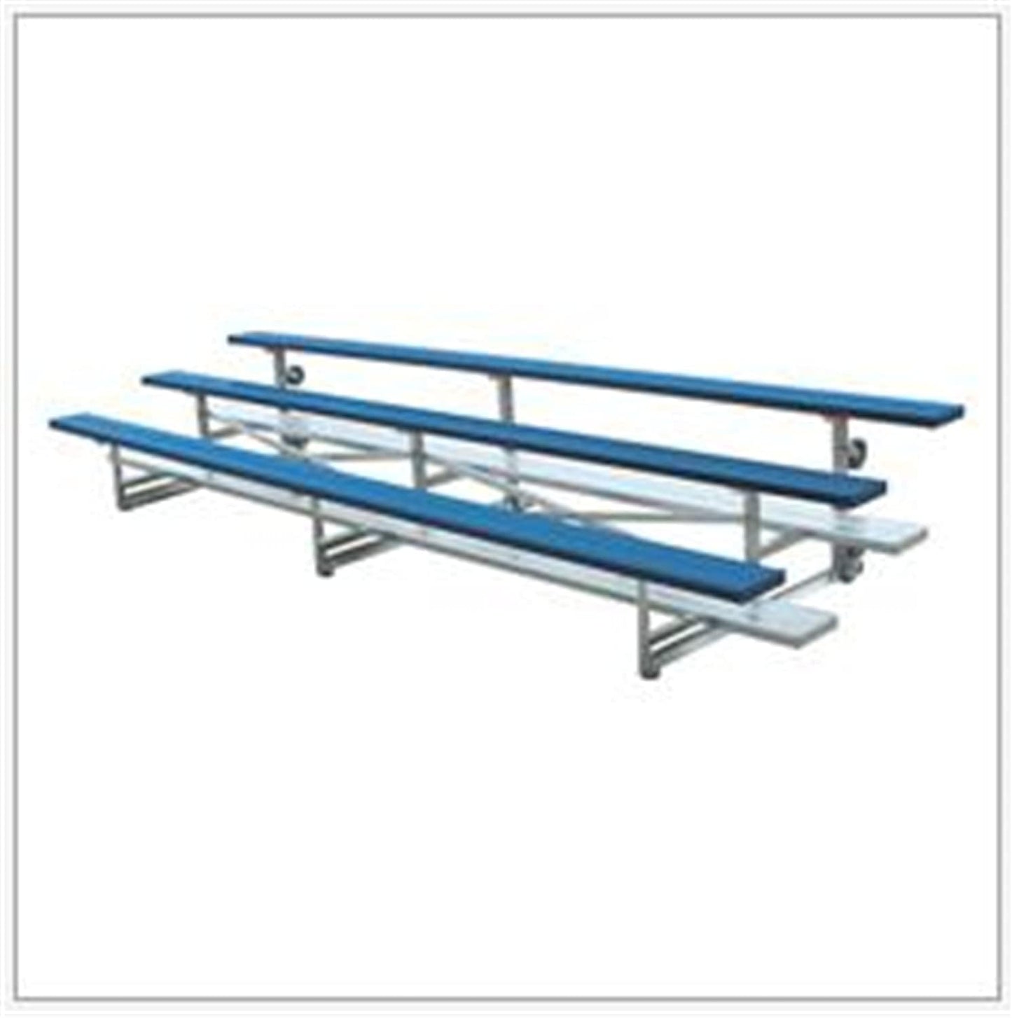 2 Row 8' Tip n' Roll Bleachers (colored) (EA)