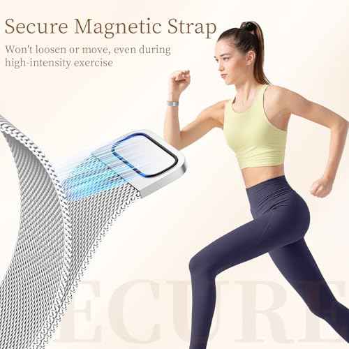 JKD X-Shape Metal Band Compatible with Fitbit Charge 6/ Charge 5 Bands for Women Men, Soft Stainless Steel Mesh Loop Strap Bracelet Wrist Band Replacement for Fitbit Charge 5/ Charge 6 Fitness Tracker