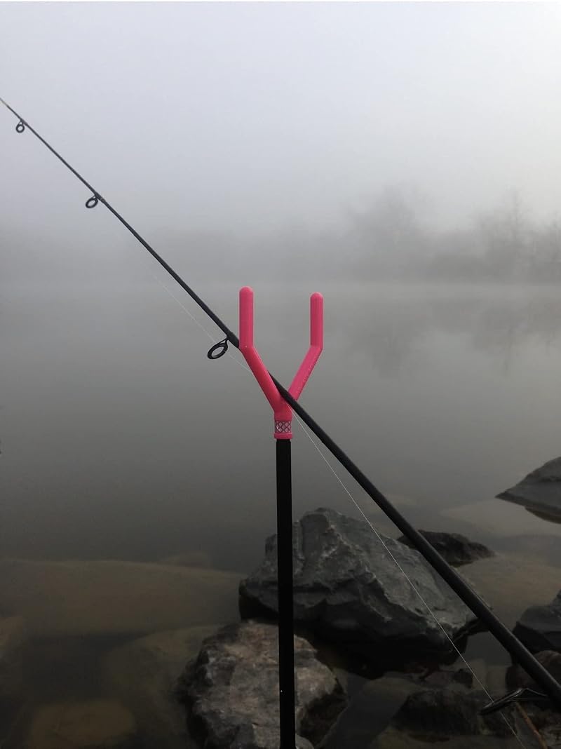 40" Magnum Extendable Rod Holder - Fishin Stix, Pink (2-Pack or 4-Pack)