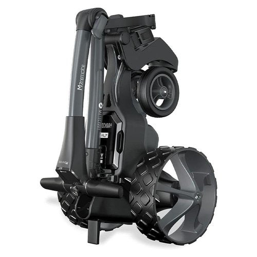 Motocaddy M7 Remote Electric Golf Caddy - Electric Golf Push Cart with Remote, All-Terrain Ready, Automatic Downhill Control, and Long-Lasting Battery - Accessories Included (Black)