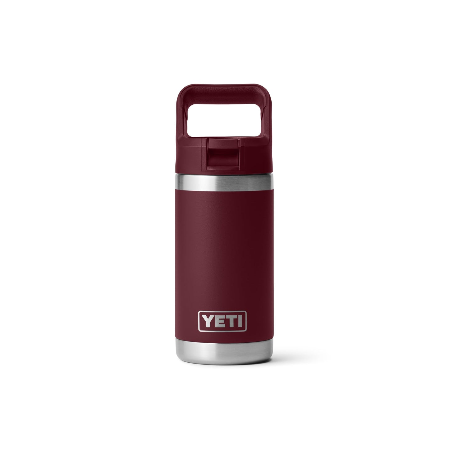YETI Rambler Jr. 12 oz Kids Bottle, with Straw Cap, Wild Vine Red
