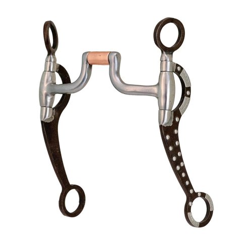 Cowboy Tack Remuda Square Hinge Port 8in Long Shank Bit