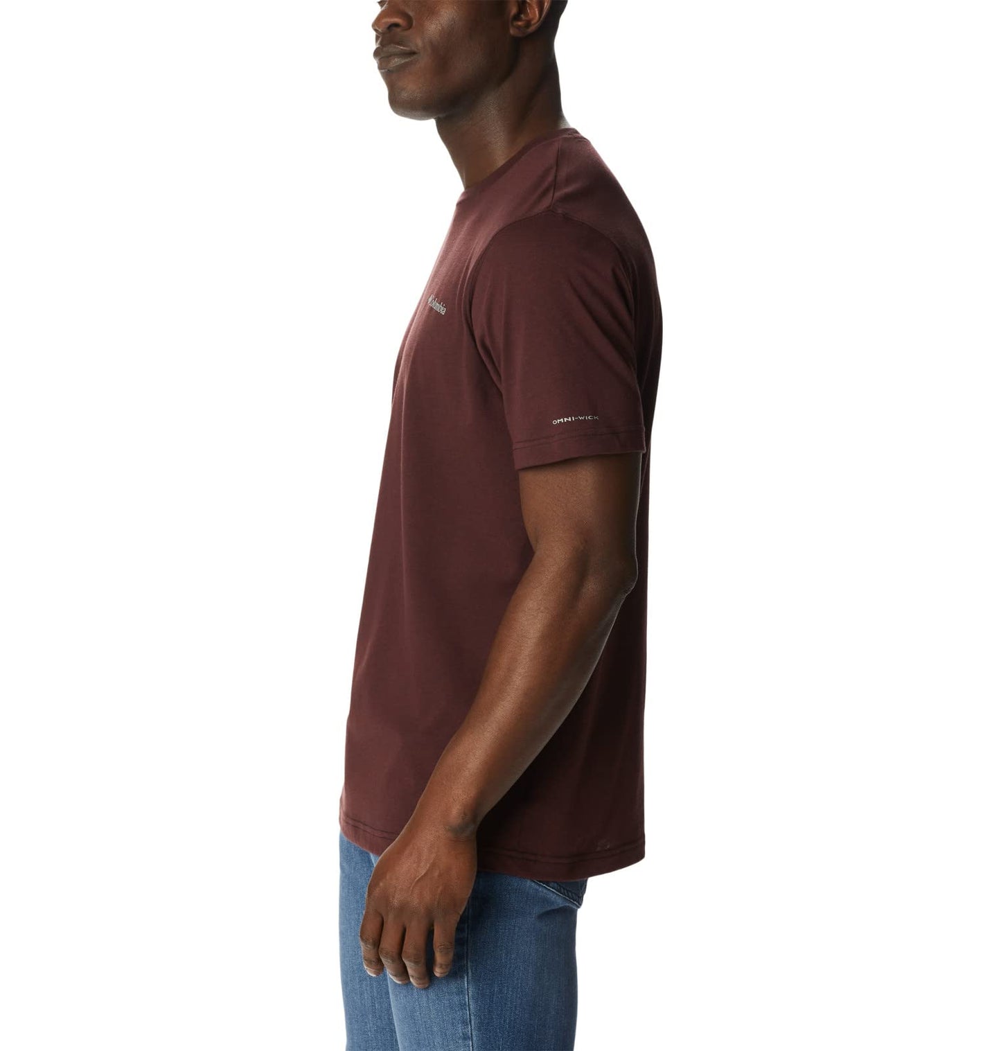 Columbia Men's Big & Tall Thistletown Hills Short Sleeve, Elderberry/Black, 4X B&T