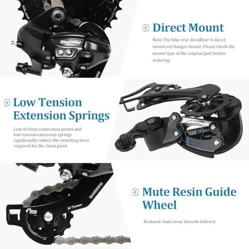 Rear Derailleur RD-TY300 6/7Speed Rear Derailleur Direct Mount for Hybrid / Commuter Bikes Mountain Bike Road Bike Snowmobile Trail Bike