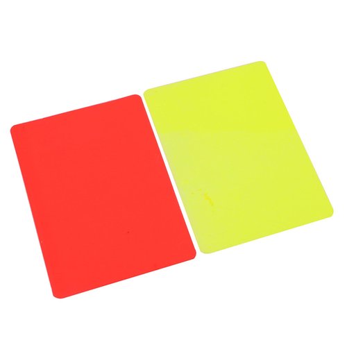 ZHORCIN Football Redness Yellow Card Set Sports Football Referee Redness Yellow Card Set Soccer Warning and Ejection Cards Set