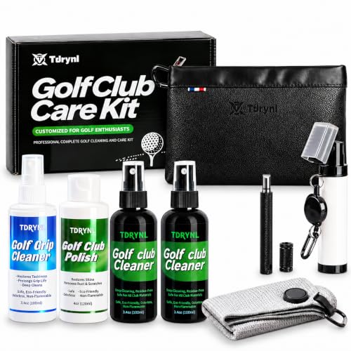 Pro Golf Club Care Kit - Rust, Scratch Remover, Grip Cleaner & Towel