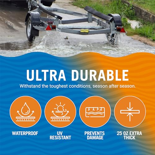 Boat Trailer Bunk Carpet 13ft x 9in Roll 1/4" Thick - 9" Width, Black — Better Boat (Variation: 9" 1 Pack)