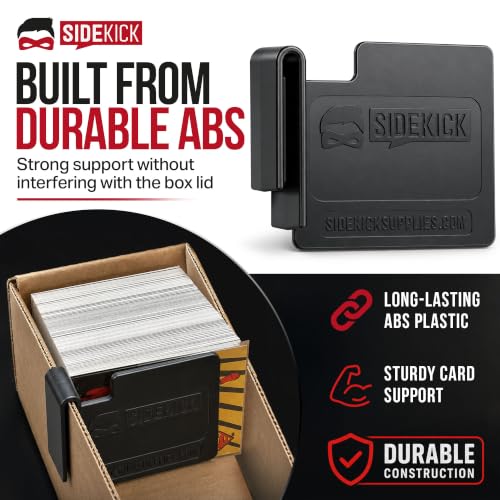 SIDEKICK Mini Trading Card Box Divider Black 5-Pack - Card Support Organizer