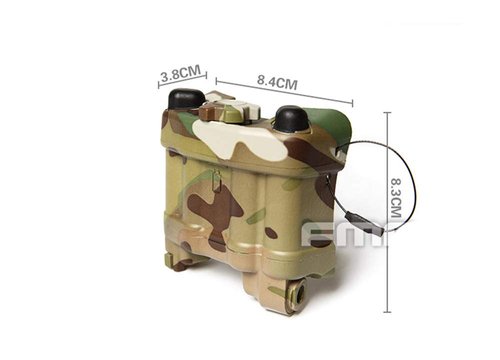 FMA Tactical Paintball NVG AN/PVS-31 Helmet Battery Box Dummy Model No Function Case