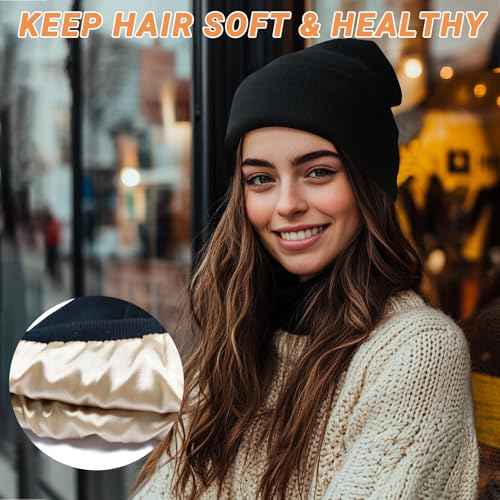 NPQQUAN Unisex Beanie Hats for Men Women Winter Knit Beanies