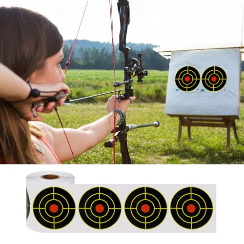 Green Shooting Targets Stickers 3-inch Reactive Splatter Targets 250 Pcs