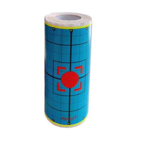 PISTEP Splatter Shooting Targets 6 Inch Reactive Paper Target Stickers 100 Self Adhesive Target Roll for BB Gun, Pellet Gun, Airsoft, Rifle Indoor and Outdoor Shooting Range