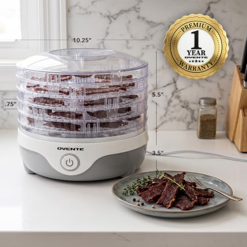 Food Dehydrator Machine with 5 Stackable Trays 240W Kitchen Appliance