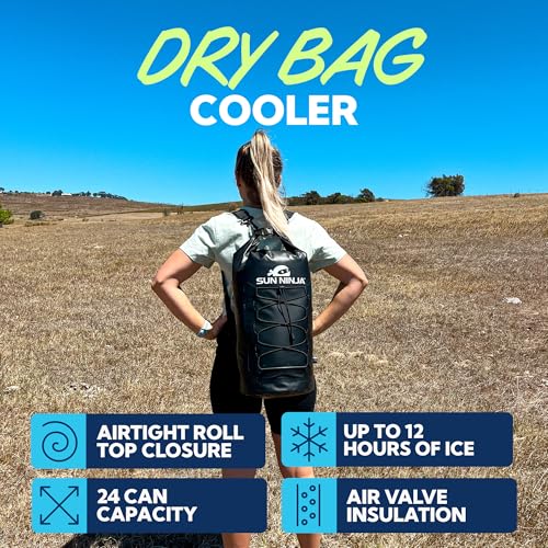 20L Floating Dry Bag Cooler - Leakproof Roll Top Waterproof Backpack