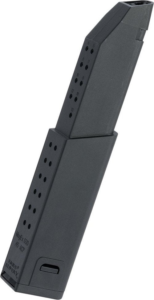 Evike Airsoft - KRYTAC G30 95rd Mag for Kriss Vector AEG Airsoft (Color: Black/Single Mag)