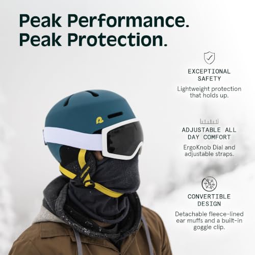 Adjustable Snow Helmet for Ski & Snowboarding with Ventilation & Safety Shell