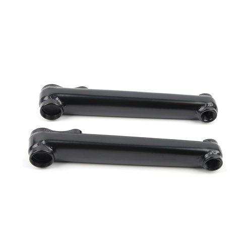 POLSO BMX Bike Crank Arms 170mm, 9/16"(14mm) Axle Diameter 19mm &1 Pair of Bicycle Pedals Suitable for BMX Bikes (BMX Crank)