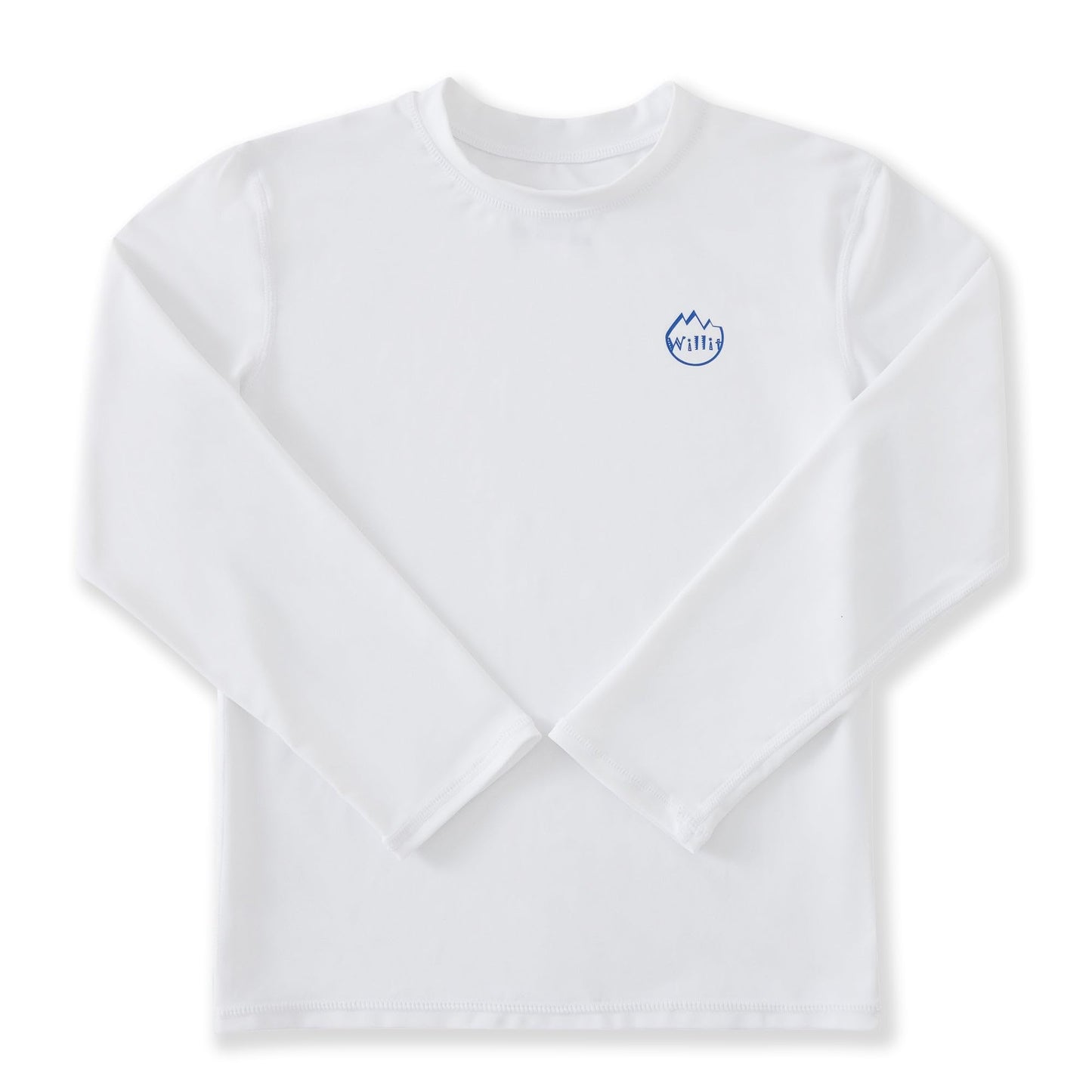 Willit Boy/Toddler Rash Guard Swim Shirt Long Sleeve White 5T