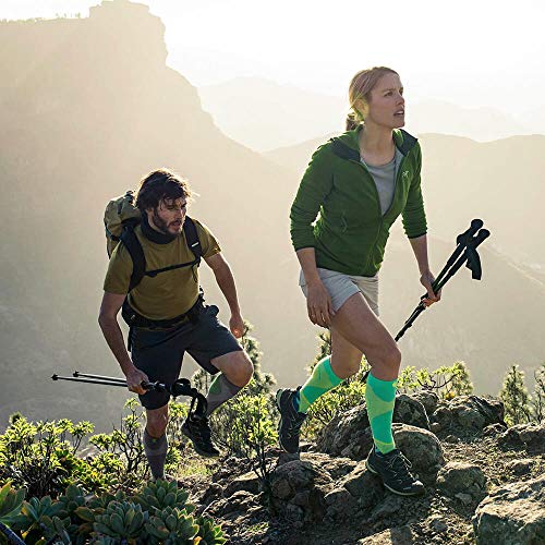 Bauerfeind Outdoor Performance Compression Socks for Hiking - Sole Relief, Achilles Comfort & Heel Protection