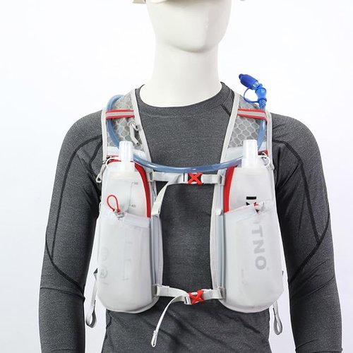 Outdoor travel backpack, easy to carry, equipped with a water bag system, is a good partner for outdoor hiking Grey