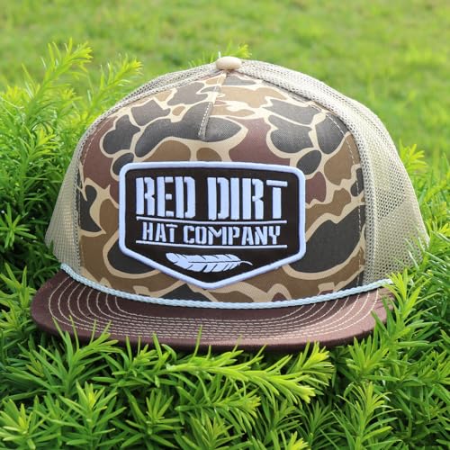 Old Skool Cool Adjustable Snapback Hat - Duck Camo/Tan