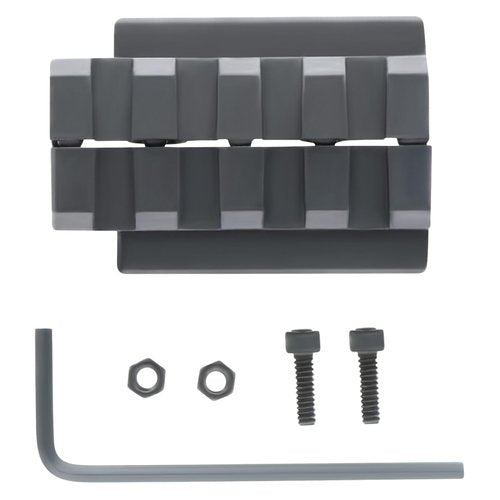 GOTICAL 4 Slots Wesson Sigma Picatinny Rail Adapter Lightweight Durable Black Matte (Mount Only-)
