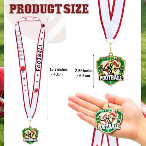 12/24/36 Pcs 2.56" Award Medals Bulk with Neck Ribbon Sport Winner Medal Trophy for Team Tournaments Prize Participation Competitions School Match Party Favors