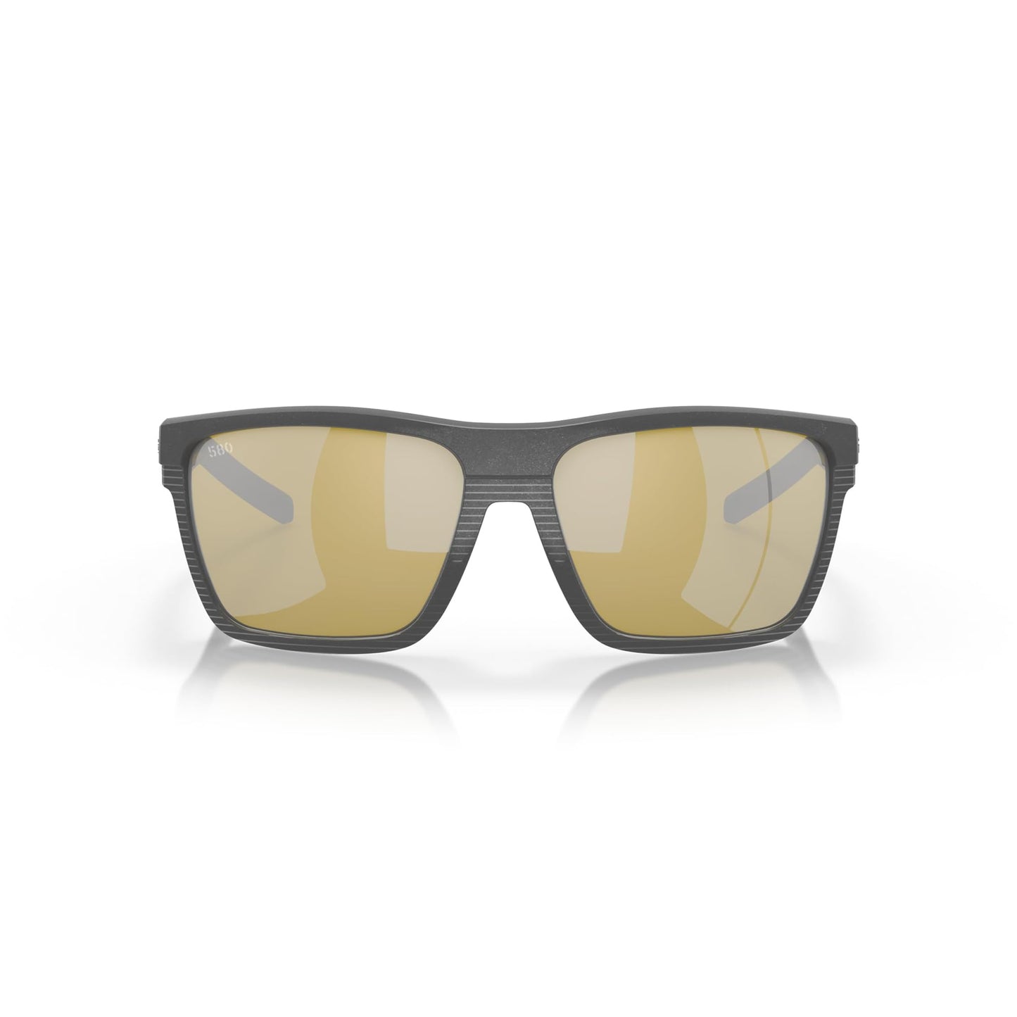 Costa Del Mar Mens Pargo Aviator Sunglasses, Net Dark Grey/Sunrise Silver Mirrored Polarized-580G, 61 mm